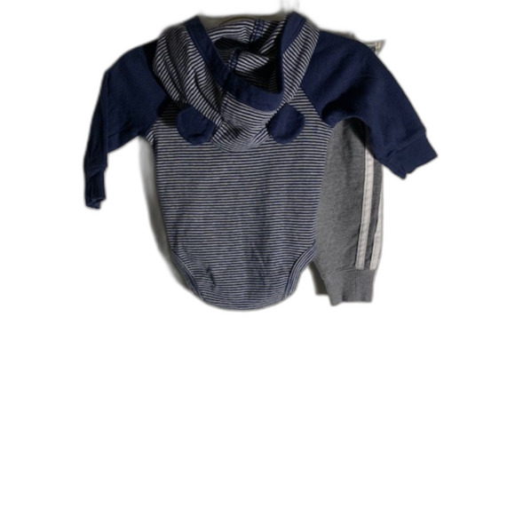 Carter's Bundle 2 Brown/Blue Long Sleeve & Pants 3 Months - Picture 2 of 7